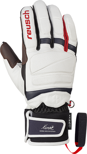 Reusch Henrik Kristoffersen 4901101 1112 white black red front